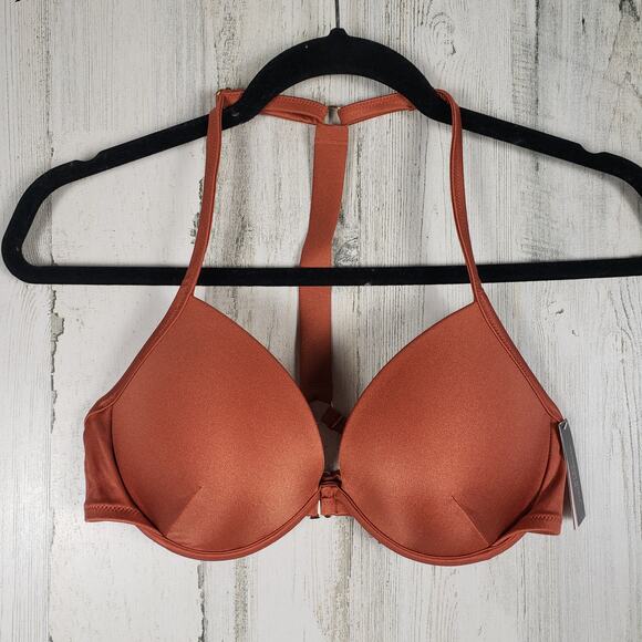 NWT Victoria's Secret Shine Strap Full Coverage Push-Up Bikini Top Size 32DD (E) - Picture 1 of 15